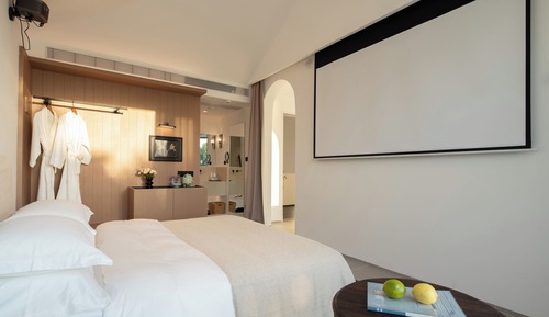 Habitación de lujo, vistas parciales al mar