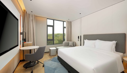 Habitación estándar, 1 cama de matrimonio grande, vistas al jardín