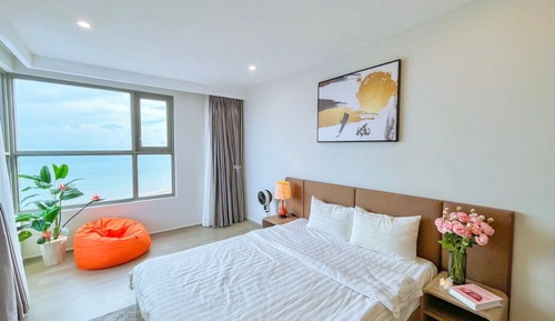 Apartamento superior, 3 habitaciones, vistas a la playa