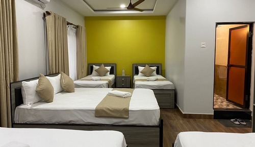 Dormitorio compartido, vistas al jardín