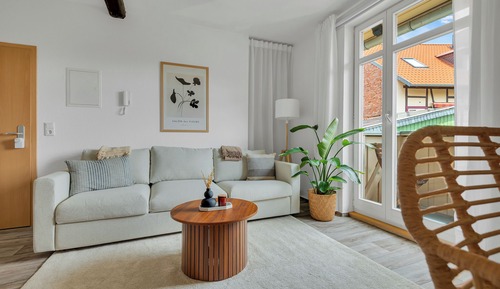 Apartamento estándar, 1 cama doble con sofá cama, no fumadores, balcón