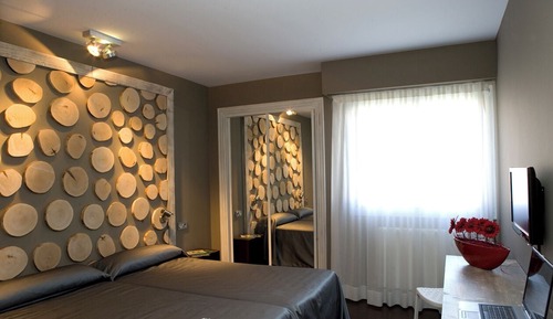 Habitación con 1 cama doble o 2 individuales