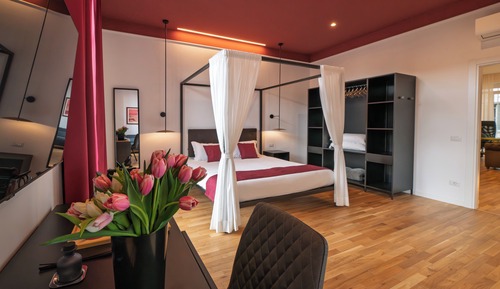 Habitación Deluxe, baño privado, vistas a la ciudad