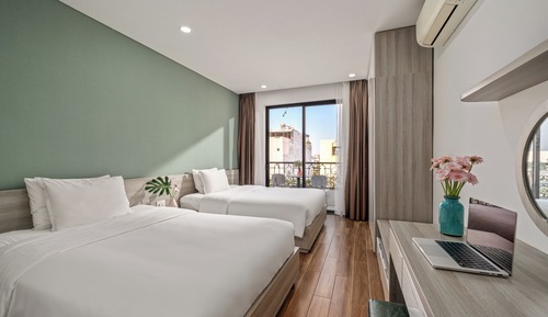 Apartamento familiar, 1 habitación, balcón, vistas a la ciudad