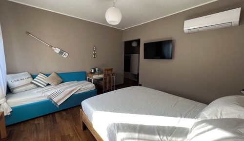 Habitación triple familiar, vistas al parque