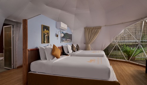 Habitación familiar, vistas a la montaña