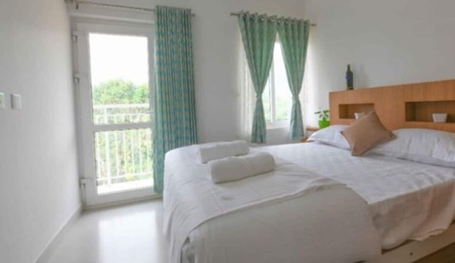 Villa familiar, 2 habitaciones, balcón, vistas a la montaña