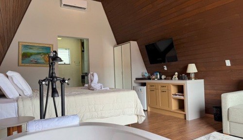 Habitación de lujo con 2 camas individuales, vistas a la laguna