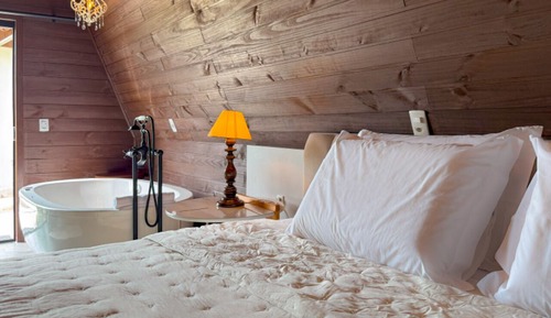 Habitación de lujo con 2 camas individuales, vistas a la laguna