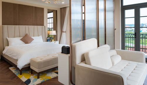 Habitación, vistas al jardín