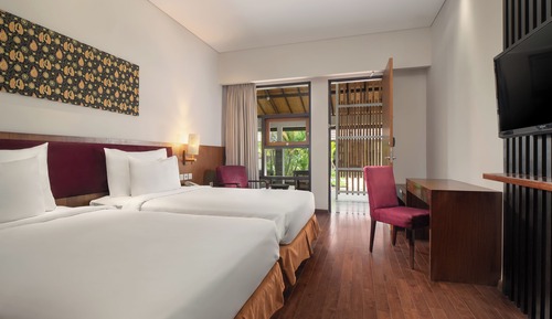 Habitación ejecutiva con 1 cama doble o 2 individuales, vistas a la ciudad