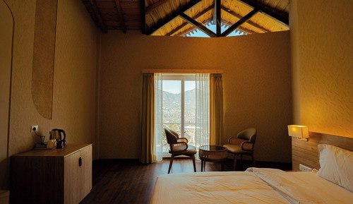 Habitación familiar, vistas a la montaña