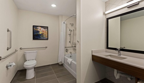 Suite, 2 camas de matrimonio, ducha adaptada, no fumadores