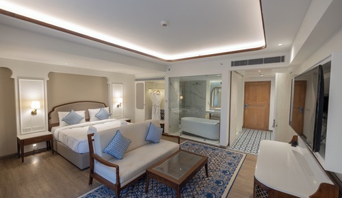 Habitación Deluxe doble, 1 cama de matrimonio grande, no fumadores, vistas a la colina