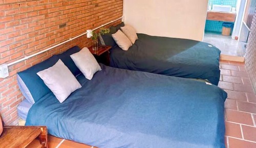 Habitación familiar doble, vistas al lago