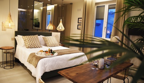 Habitación Deluxe doble, baño privado, vistas al mar