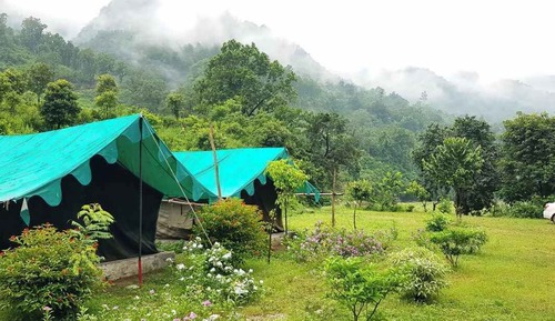 Tienda clásica, lanai