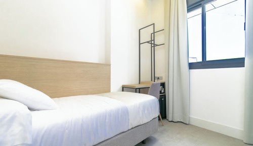 Habitación individual, baño privado