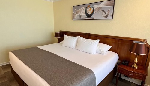 Habitación con 1 cama doble o 2 individuales, vistas a la ciudad