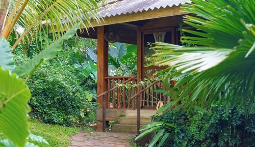 Casa de campo Deluxe, 1 cama de matrimonio grande, vistas al jardín, junto a la playa