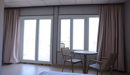 Habitación individual Elite, balcón, vistas a la playa