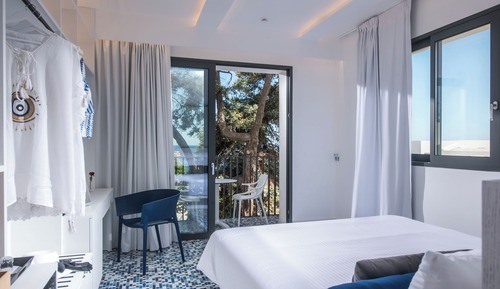 Habitación Deluxe doble, balcón, vistas al mar
