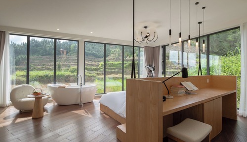 Habitación Grand doble, balcón, vistas a la montaña