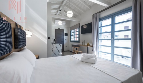 Suite estudio panorámica, balcón