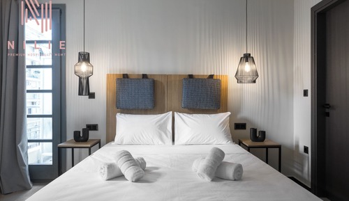 Suite estudio, balcón