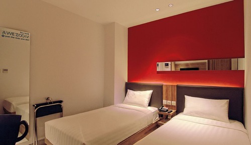 Habitación estándar con 2 camas individuales, vistas a la ciudad