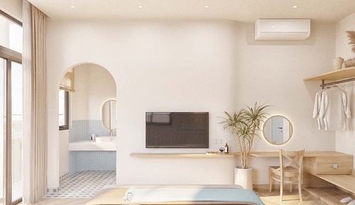 Habitación Deluxe con 2 camas individuales, 1 cama de matrimonio grande, vistas a la ciudad