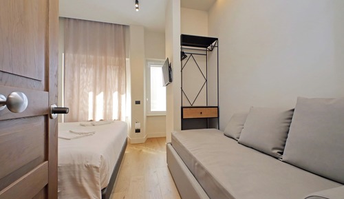 Habitación doble superior, vistas al patio