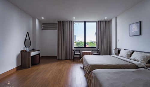 Habitación cuádruple familiar, vistas a la ciudad