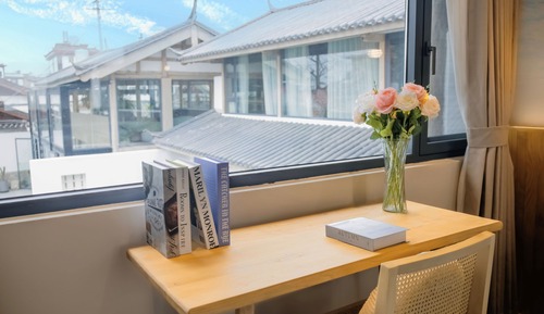 Suite estudio familiar, vistas al patio