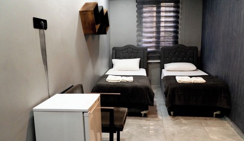 Habitación estándar con 2 camas individuales, vistas a la ciudad