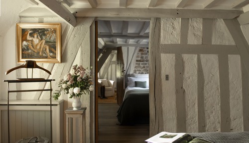 Casa de campo superior, vistas al jardín (La chaumière)