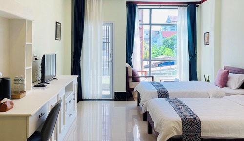 Habitación Deluxe con 2 camas individuales, vistas a la ciudad