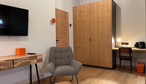 Habitación estándar doble, balcón, vistas al jardín