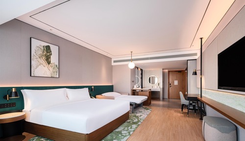 Habitación Deluxe, 1 cama de matrimonio grande con sofá cama