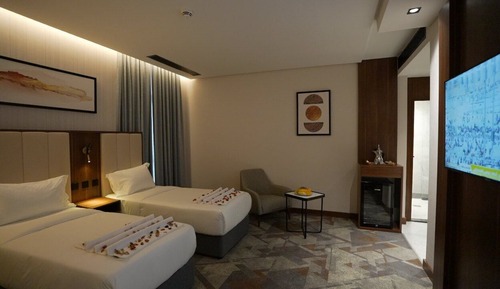 Habitación estándar con 2 camas individuales, 1 cama individual