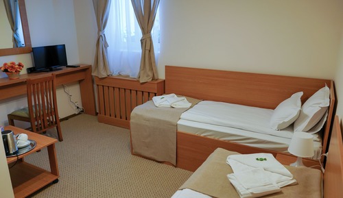 Habitación estándar con 2 camas individuales, vistas a la ciudad