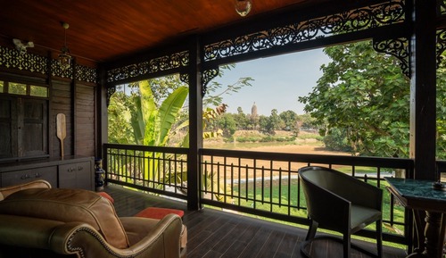 Villa familiar, 4 habitaciones, vistas al río