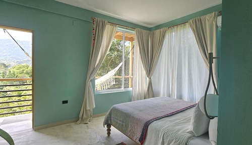 Habitación Deluxe doble, balcón, vistas a la montaña