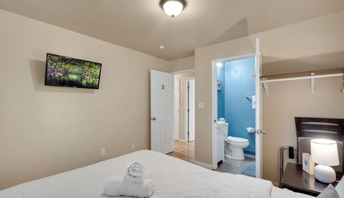 Habitación triple Confort, vistas al jardín