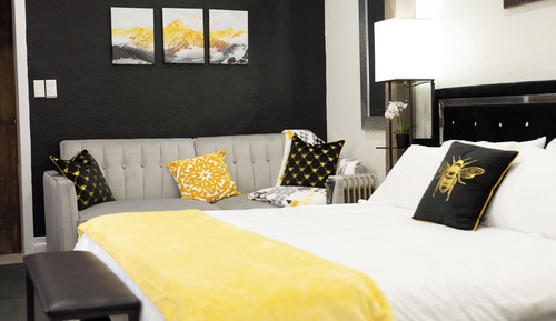 Suite estudio básica, 1 cama de matrimonio grande