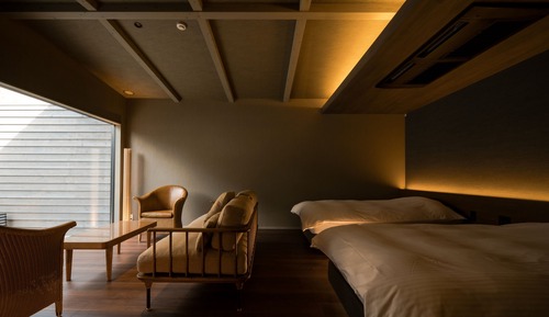 [Manzengawa]Twinroom with open-air bath, No View, Non Smoking