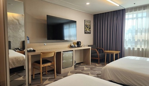 Habitación Deluxe con 2 camas individuales, vistas a la ciudad