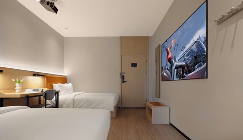 Habitación clásica con 2 camas individuales, vistas a la ciudad