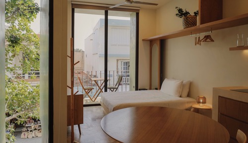 Estudio Confort, balcón, vistas a la ciudad