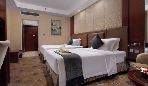 Habitación básica con 2 camas individuales